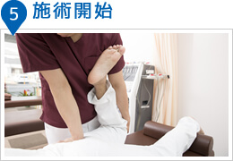 施術開始